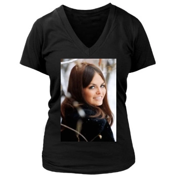 Heather van Every Women's Deep V-Neck TShirt