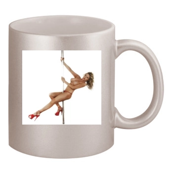 Abi Titmuss 11oz Metallic Silver Mug