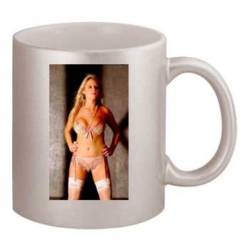 Abi Titmuss 11oz Metallic Silver Mug