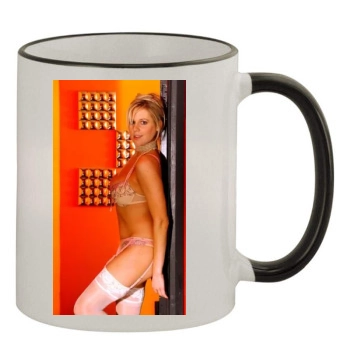 Abi Titmuss 11oz Colored Rim & Handle Mug