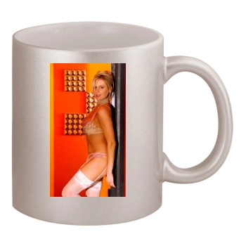 Abi Titmuss 11oz Metallic Silver Mug