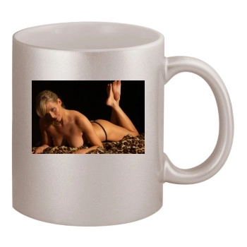 Abi Titmuss 11oz Metallic Silver Mug