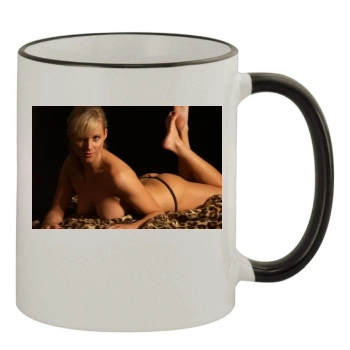 Abi Titmuss 11oz Colored Rim & Handle Mug