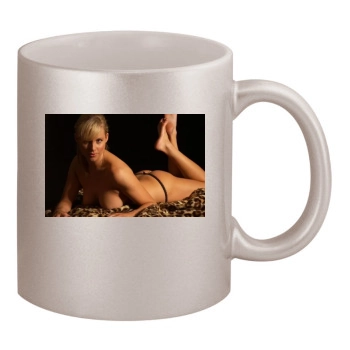 Abi Titmuss 11oz Metallic Silver Mug