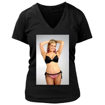 Abi Titmuss Women's Deep V-Neck TShirt