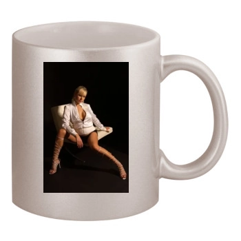 Abi Titmuss 11oz Metallic Silver Mug