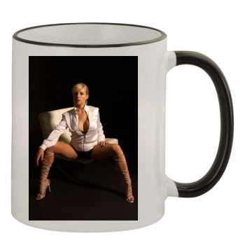 Abi Titmuss 11oz Colored Rim & Handle Mug