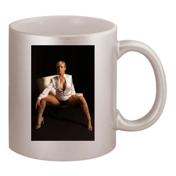 Abi Titmuss 11oz Metallic Silver Mug