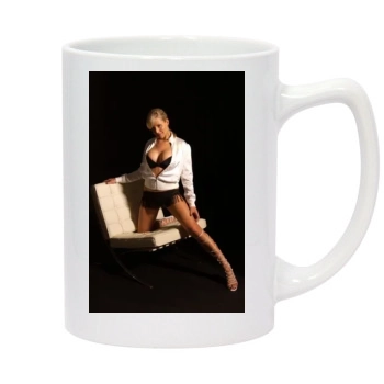 Abi Titmuss 14oz White Statesman Mug