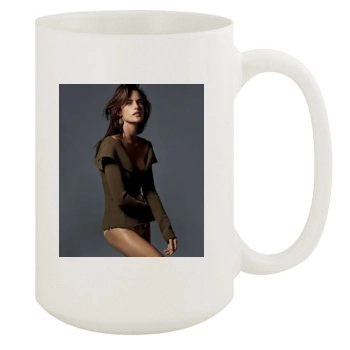 Alessandra Ambrosio 15oz White Mug