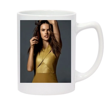 Alessandra Ambrosio 14oz White Statesman Mug