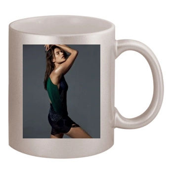 Alessandra Ambrosio 11oz Metallic Silver Mug