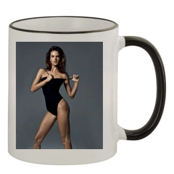 Alessandra Ambrosio 11oz Colored Rim & Handle Mug