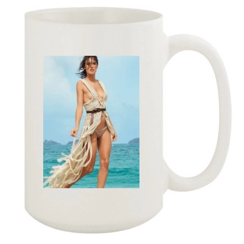 Alessandra Ambrosio 15oz White Mug