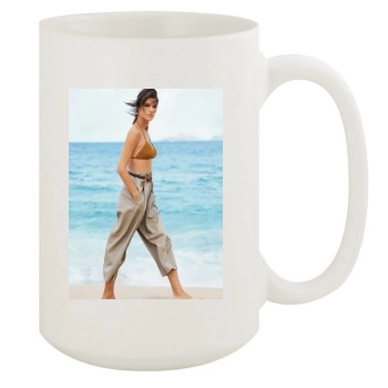 Alessandra Ambrosio 15oz White Mug