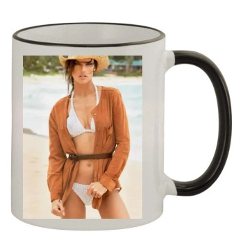 Alessandra Ambrosio 11oz Colored Rim & Handle Mug