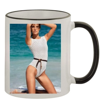 Alessandra Ambrosio 11oz Colored Rim & Handle Mug