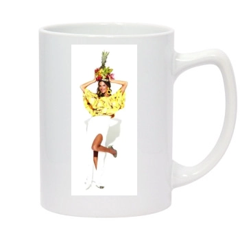 Alessandra Ambrosio 14oz White Statesman Mug