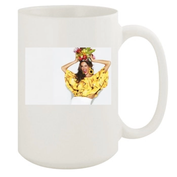 Alessandra Ambrosio 15oz White Mug