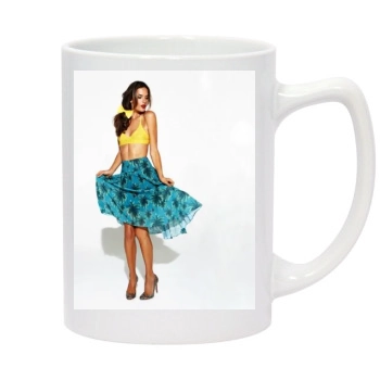 Alessandra Ambrosio 14oz White Statesman Mug