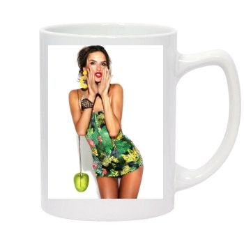 Alessandra Ambrosio 14oz White Statesman Mug