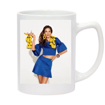 Alessandra Ambrosio 14oz White Statesman Mug