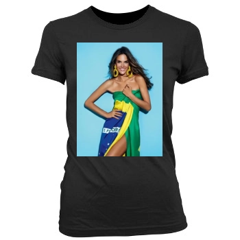 Alessandra Ambrosio Women's Junior Cut Crewneck T-Shirt