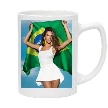 Alessandra Ambrosio 14oz White Statesman Mug