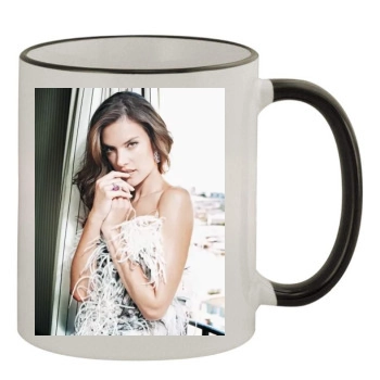 Alessandra Ambrosio 11oz Colored Rim & Handle Mug