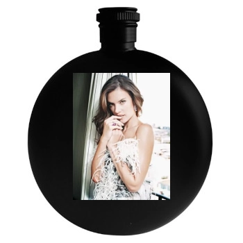 Alessandra Ambrosio Round Flask