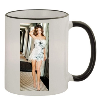 Alessandra Ambrosio 11oz Colored Rim & Handle Mug