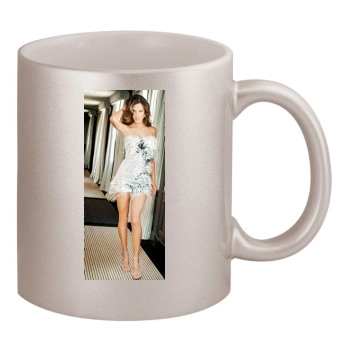 Alessandra Ambrosio 11oz Metallic Silver Mug