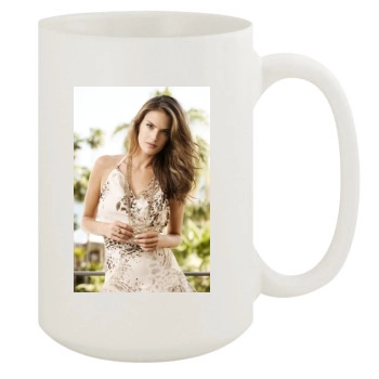 Alessandra Ambrosio 15oz White Mug