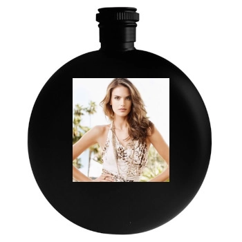 Alessandra Ambrosio Round Flask