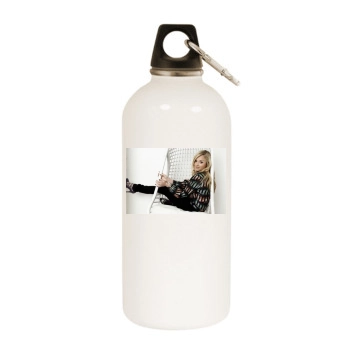 Fearne Cotton White Water Bottle With Carabiner