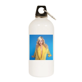 Fearne Cotton White Water Bottle With Carabiner