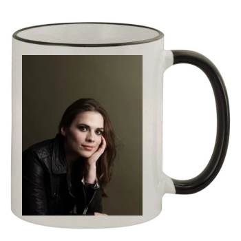 Hayley Atwell 11oz Colored Rim & Handle Mug