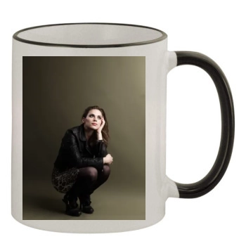 Hayley Atwell 11oz Colored Rim & Handle Mug