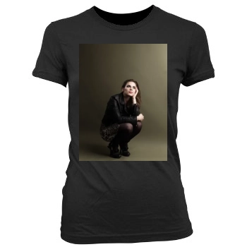 Hayley Atwell Women's Junior Cut Crewneck T-Shirt