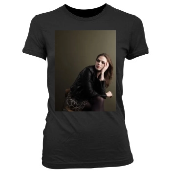 Hayley Atwell Women's Junior Cut Crewneck T-Shirt