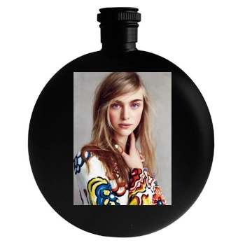 Hedvig Palm Round Flask