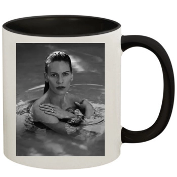 Hilary Swank 11oz Colored Inner & Handle Mug