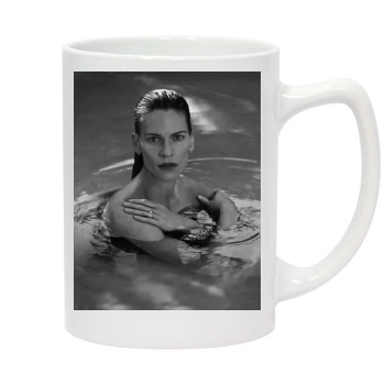 Hilary Swank 14oz White Statesman Mug