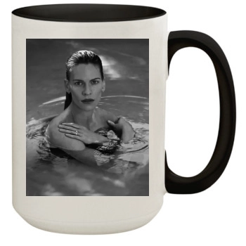 Hilary Swank 15oz Colored Inner & Handle Mug