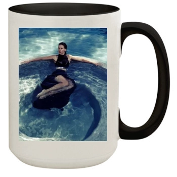 Hilary Swank 15oz Colored Inner & Handle Mug