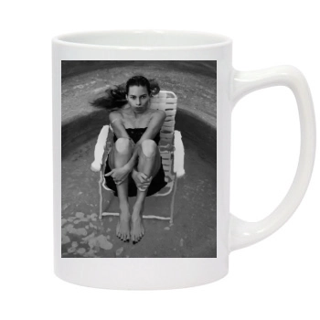 Hilary Swank 14oz White Statesman Mug