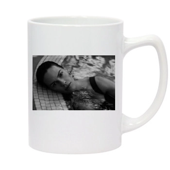 Hilary Swank 14oz White Statesman Mug