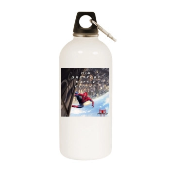 The Amazing Spider-Man 2 (2014) White Water Bottle With Carabiner