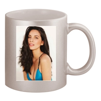 Olivia Munn 11oz Metallic Silver Mug