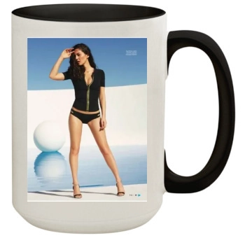 Olivia Munn 15oz Colored Inner & Handle Mug